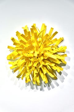 Anemones #3 (Yellow) 2022 Indoor Sculpture_Abstract_Matt Devine_Steel/Powdercoat