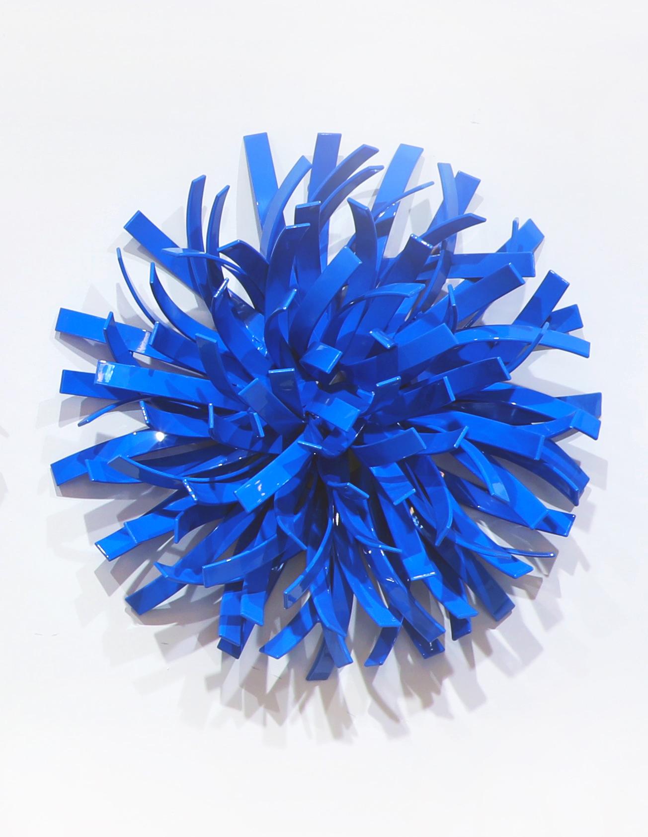 MATT DEVINE
"Anemone (Blue)"
Steel with Powdercoat (Indoor Only)
17 x 17 in. 
*Can be installed on wall or placed on table*


Matt Devine is a self-taught sculptor working with steel, aluminum and bronze. Born and raised in Salem, Massachusetts in