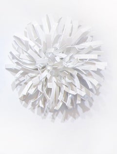 Anemone (White)_Indoor Sculpture, Abstract_Matt Devine_Steel/Powdercoat