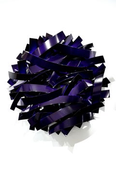 Arnage_2023_Matt Devine_Indoor/Outdoor_Wall Sculpture_Purple/Blue/Black