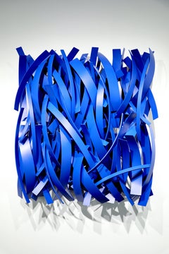 Blue Wash, Horizontal/Vertical _Matt Devine_Indoor/Outdoor_Abstact Sculpture