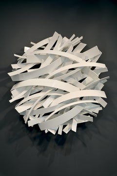 Used I'll Follow You, 2022_Matt Devine_Indoor/Outdoor_Abstact Sculpture_White