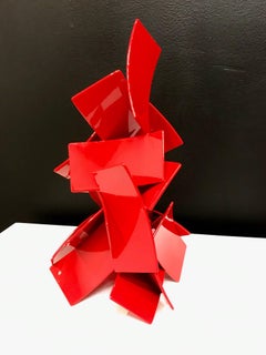 Peru Study #1  (Abstract Red Sculpture)