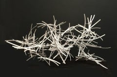 The Fog #2_Matt Devine_White/Hanging/Suspended_Aluminum_Sculpture Installation