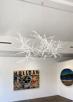 The Fog #2_Matt Devine_White/Hanging/Suspended_Aluminum_Skulptur Installation