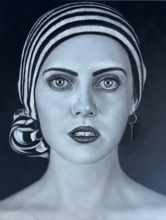 Matt Doust Oil Painting "Baptism" Hyper-Realism Portrait, 2012