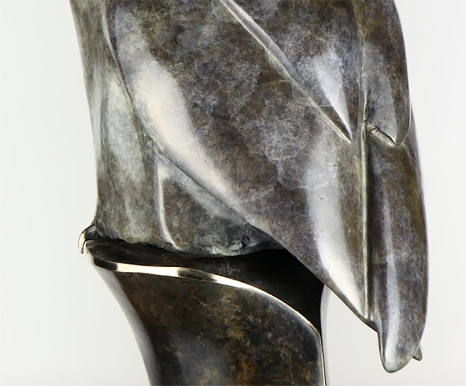 Scops Owl - Contemporary Figurative Sculpture by Matt Duke 2