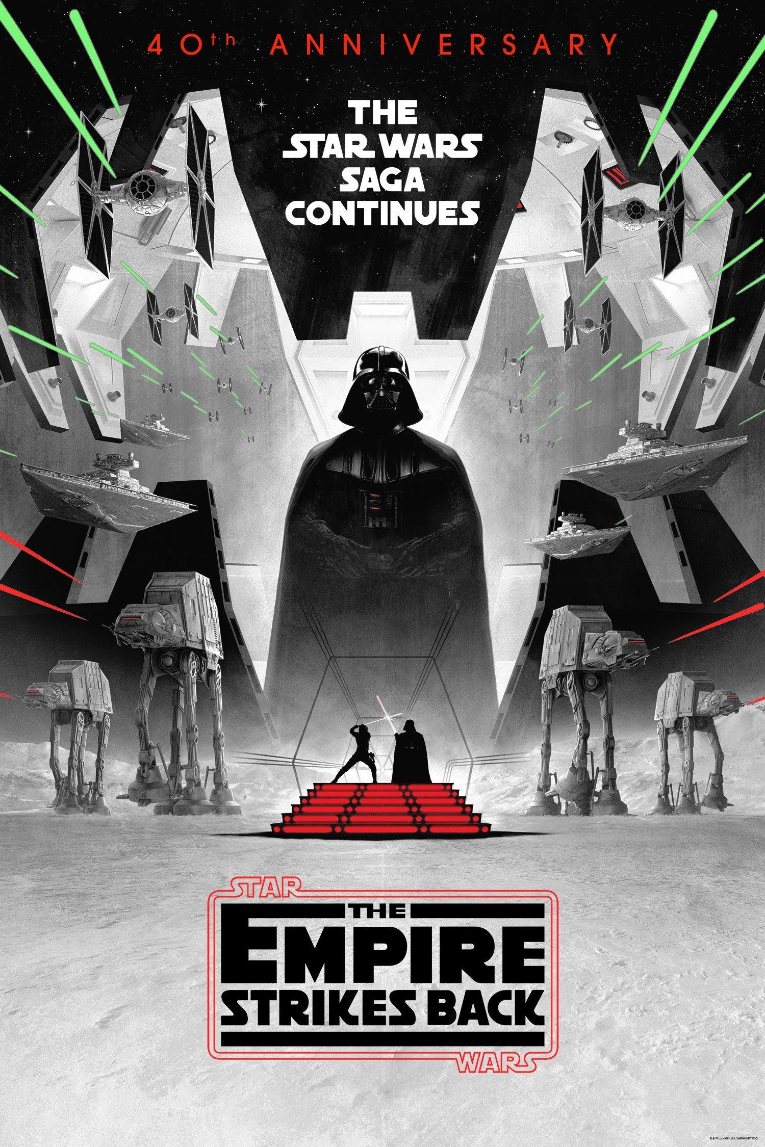 Matt Ferguson - The Empire Strikes Back - 40th Ann. Variant -Cinema Film Posters