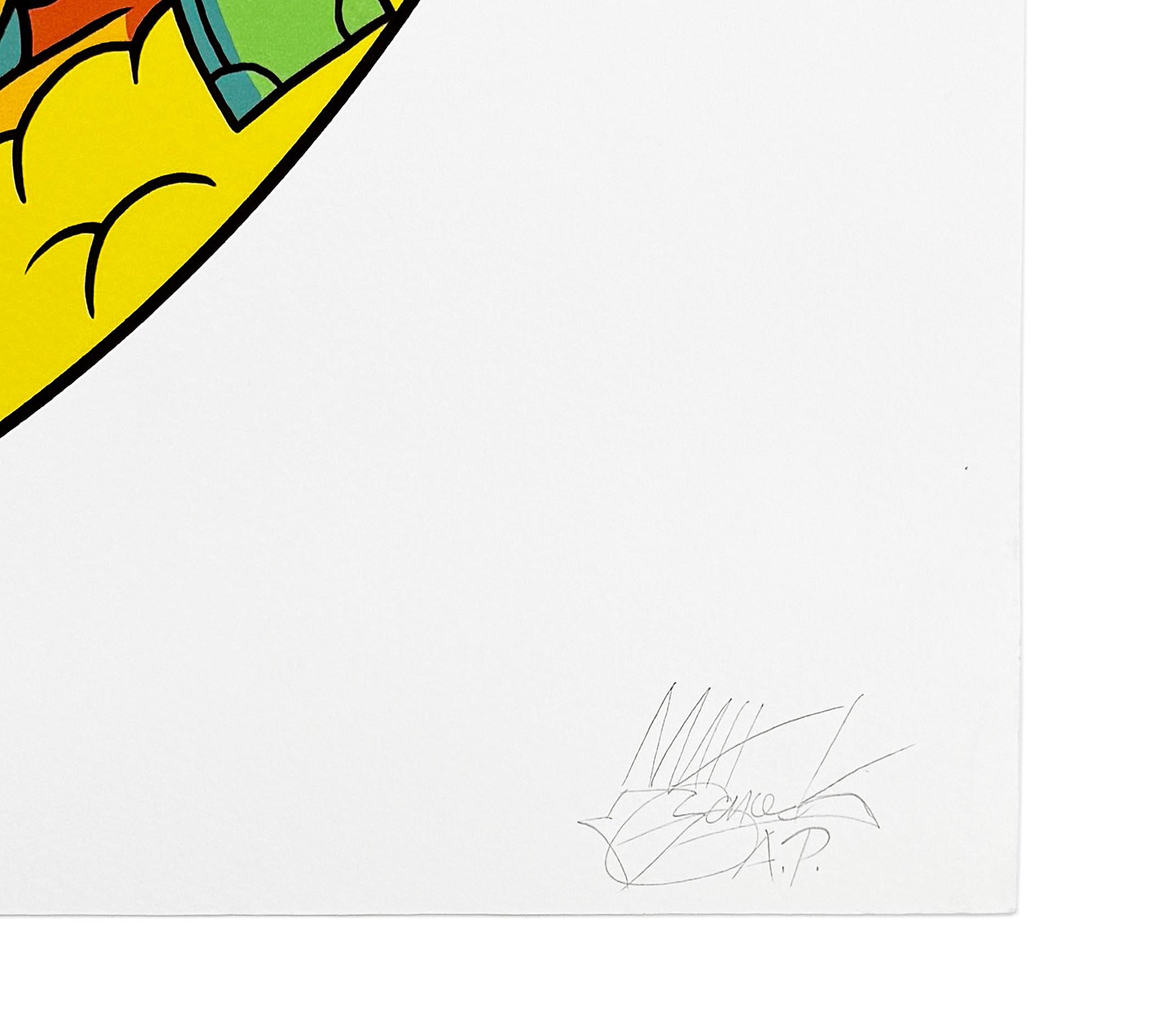 Mouse and Friends (sérigraphie signée dans le cadre) - Print de Matt Gondek