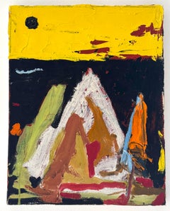 In Preparation For The Journey Ahead, Contemporary Abstract Landscape Painting