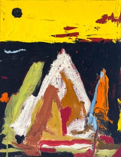 In Preparation For The Journey Ahead, Contemporary Abstract Landscape Painting