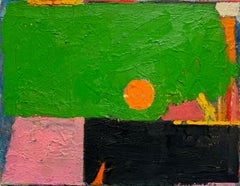 Adjacent Horizon, peinture abstraite contemporaine de Matt Higgins