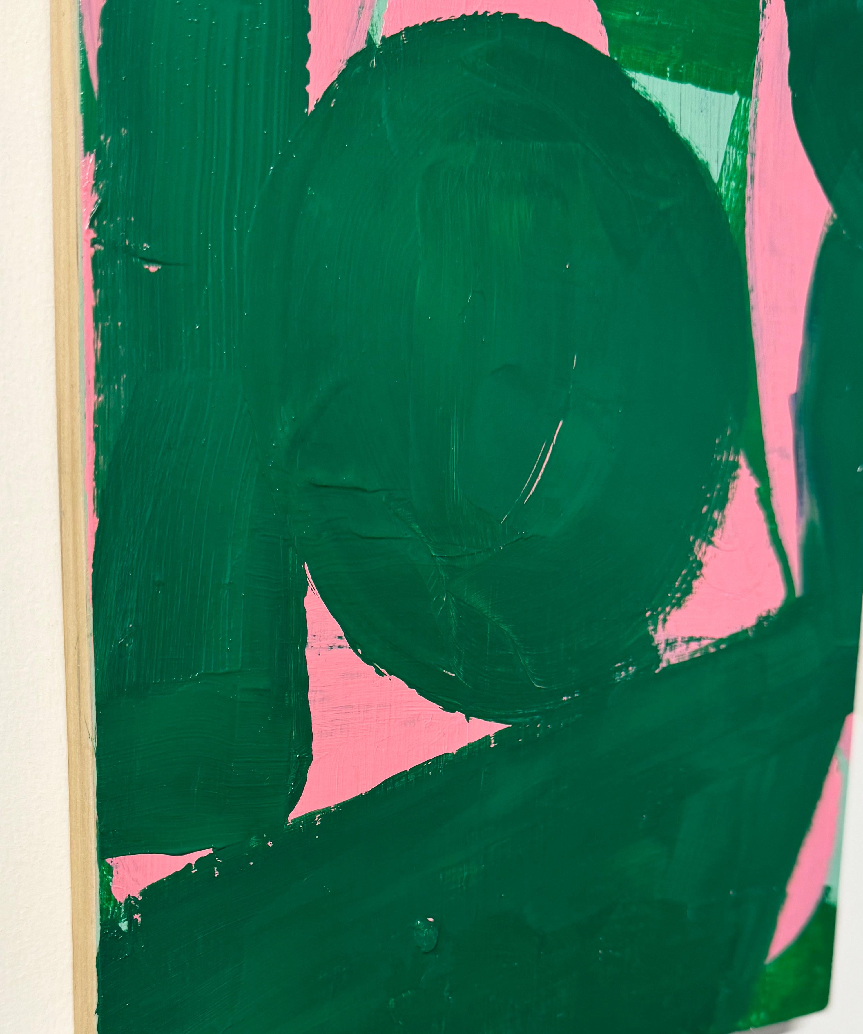 Diventa, Pittura acrilica astratta contemporanea - Painting Astratto di Matt Higgins