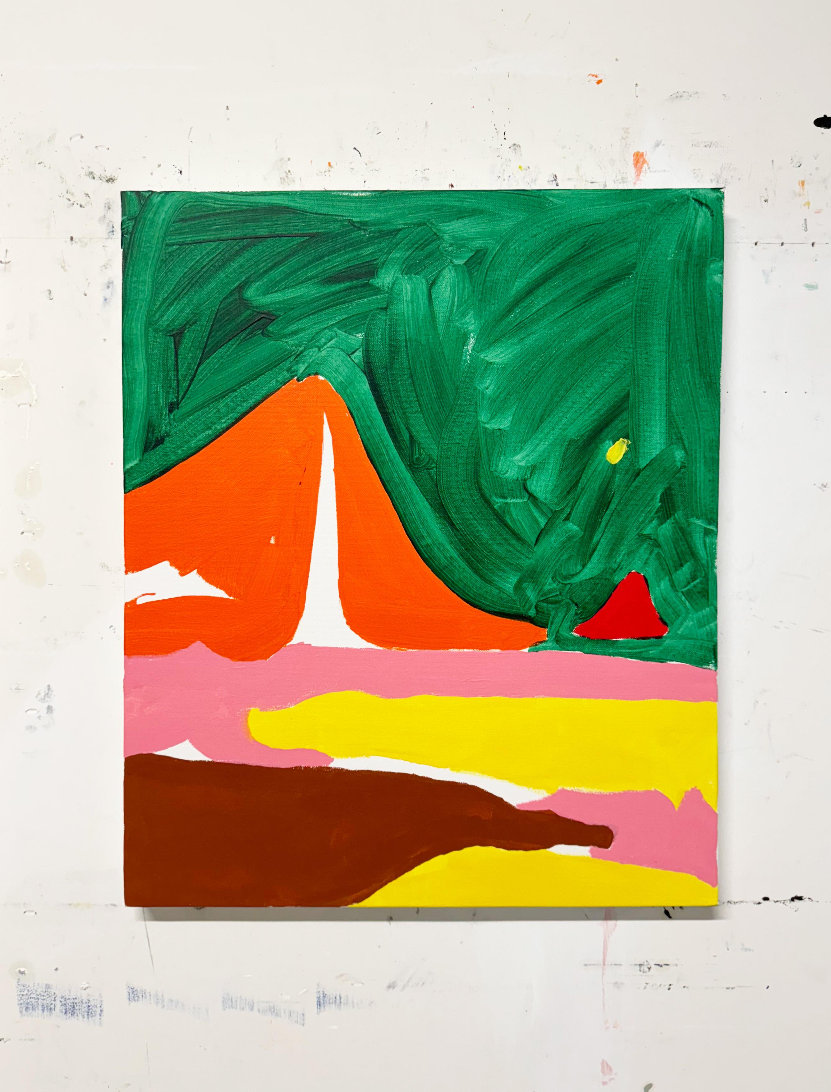 Better Than You Expected, Contemporary Abstract Landscape Painting 1