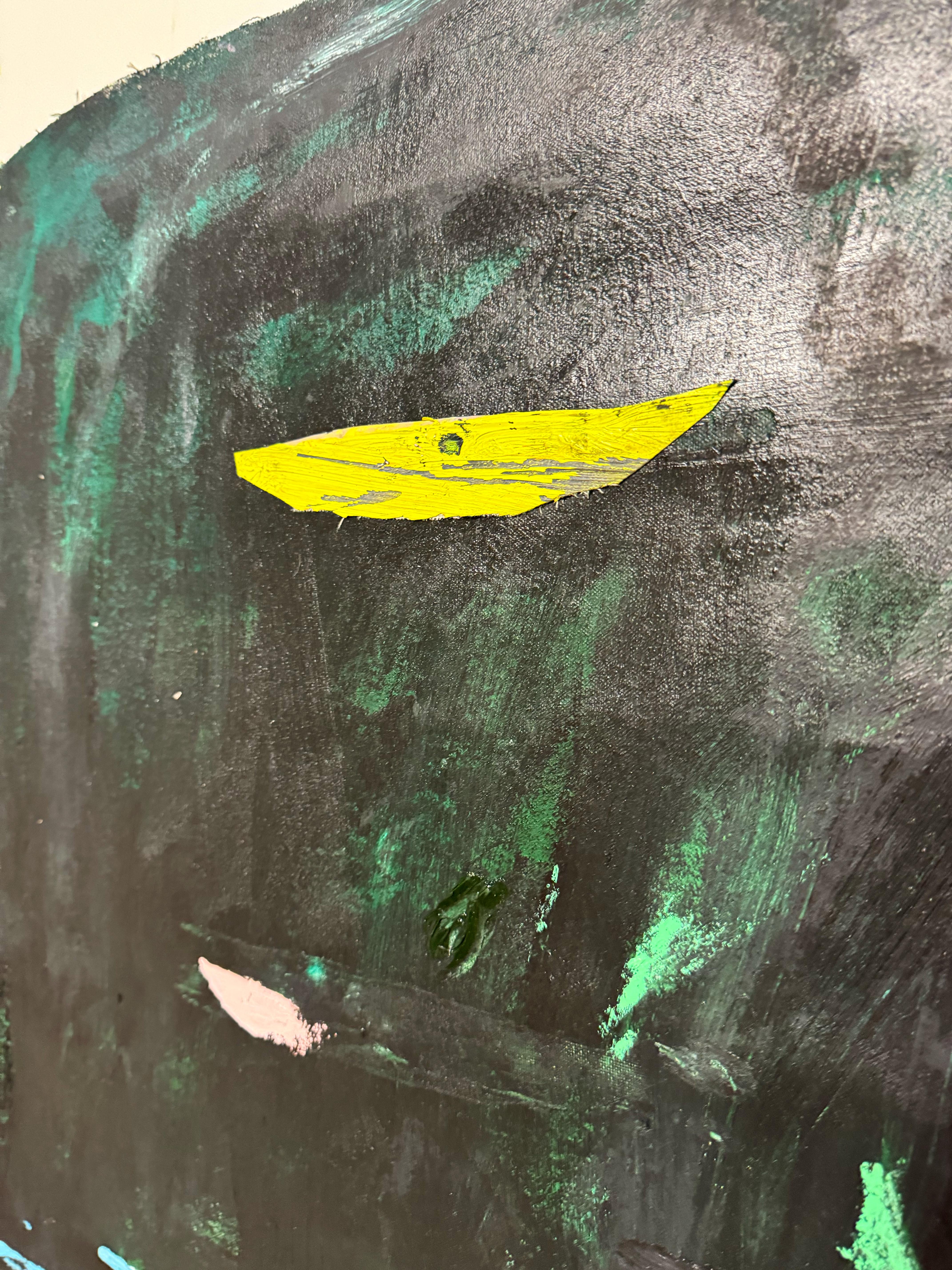 Difensori, Pittura astratta contemporanea di paesaggio in vendita 4