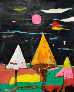 Difensori, Pittura astratta contemporanea di paesaggio