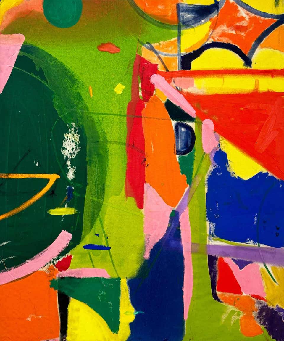 Fabric Abstract Paintings - 28,576 For Sale at 1stDibs | fabric ...