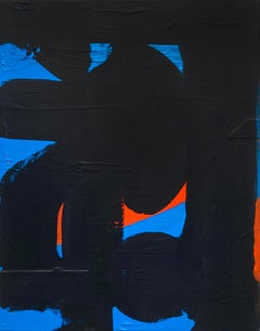 Elusive Orange, Zeitgenössische abstrakte Malerei