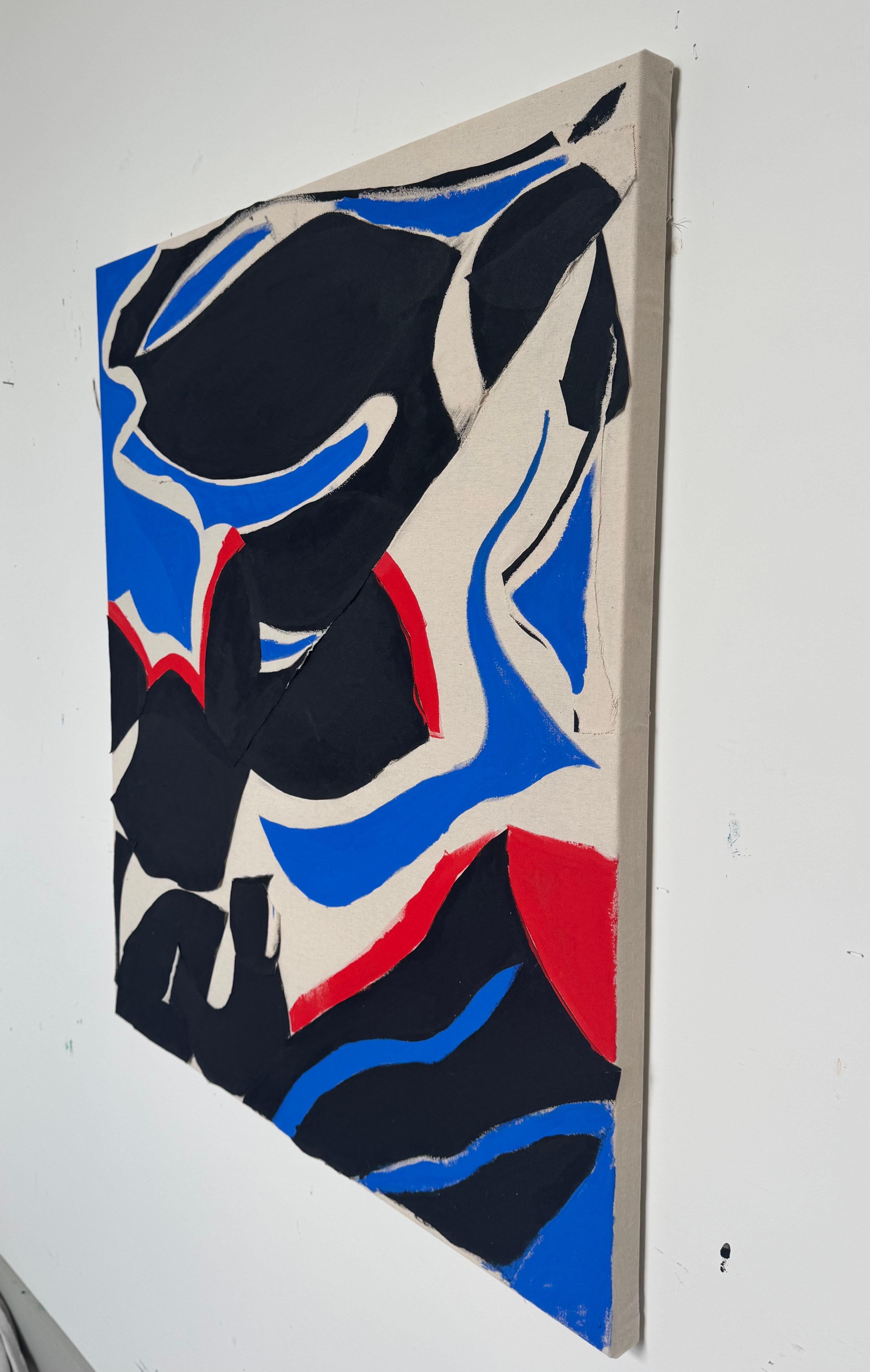 Fluidity, Contemporary Mixed Media Painting For Sale 1