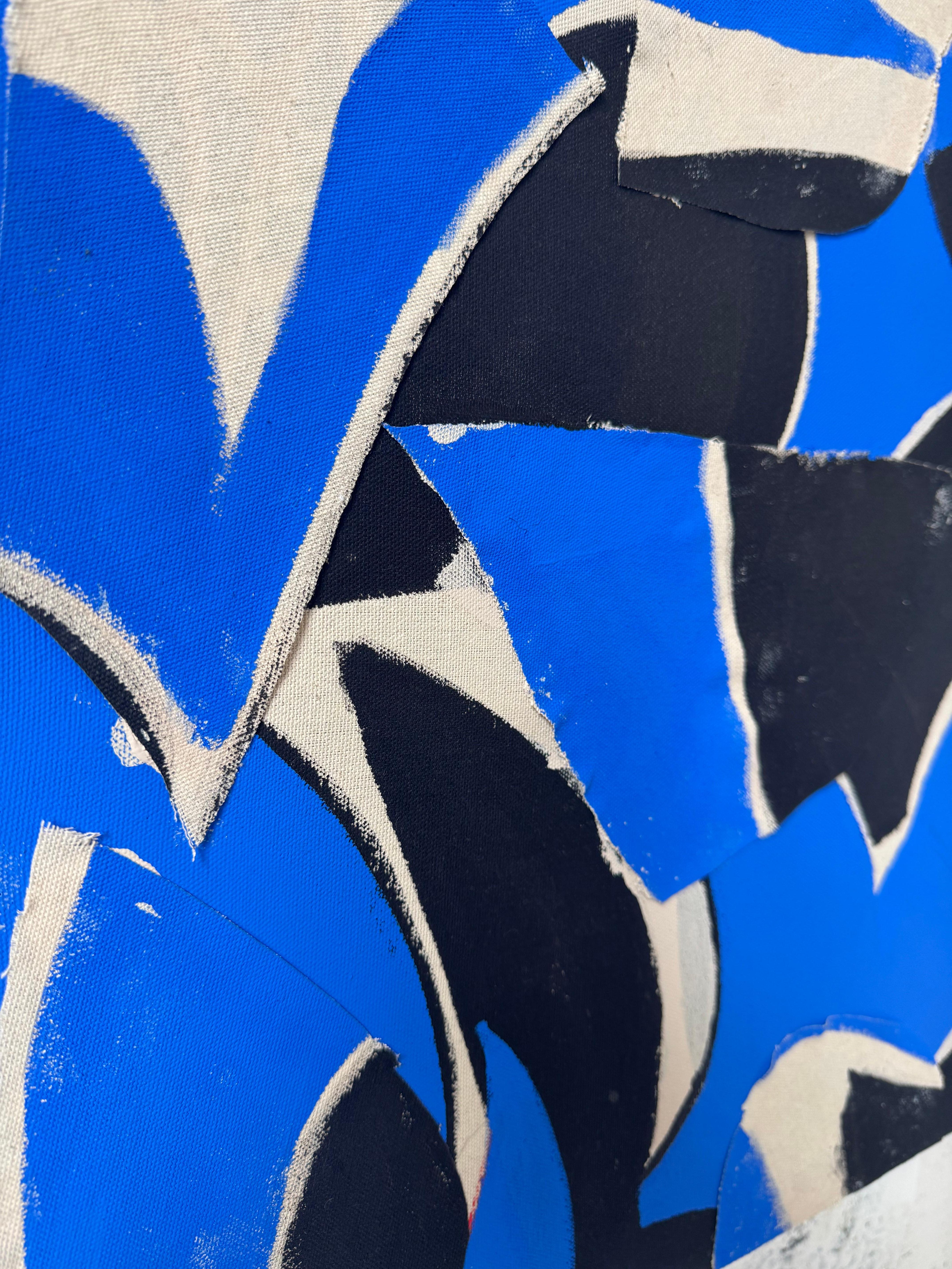 Fold, Contemporary Abstract Collage Painting im Angebot 3