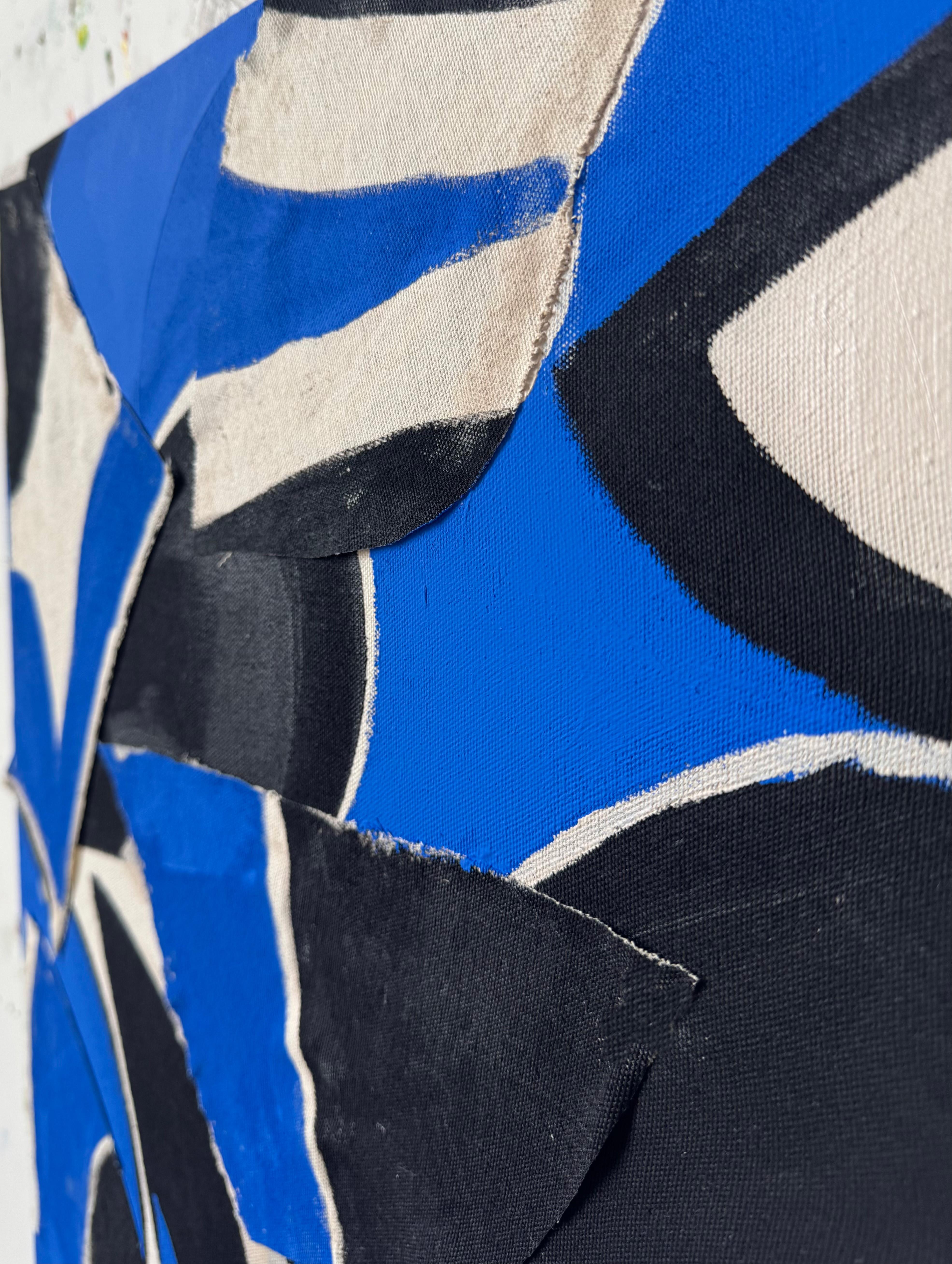 Fold, Contemporary Abstract Collage Painting For Sale 4