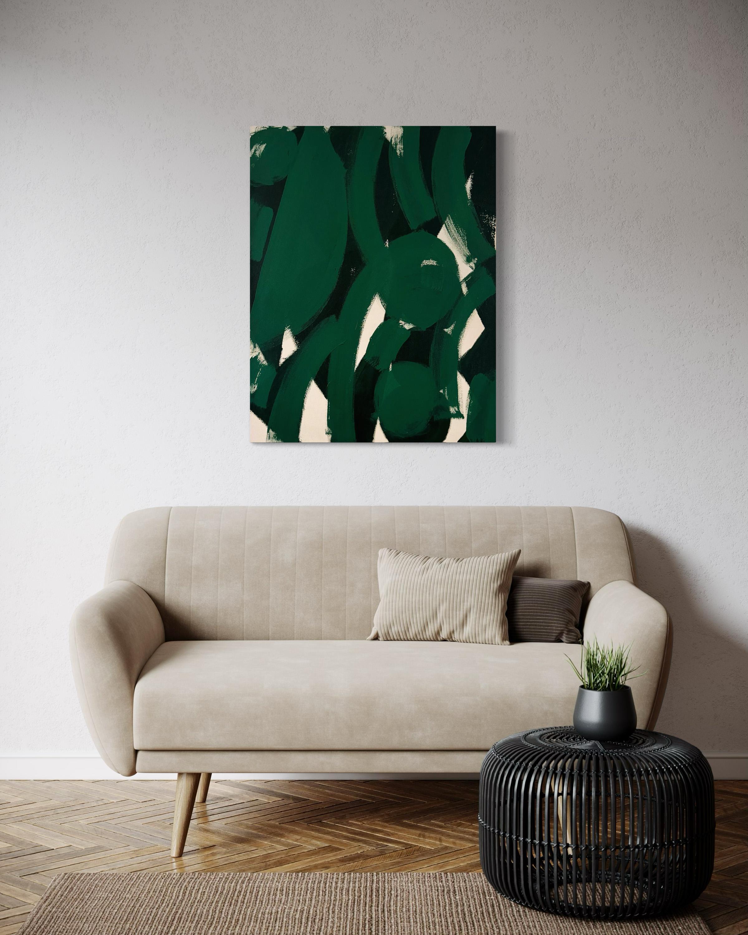 Danza della foresta, Pittura astratta contemporanea - Painting di Matt Higgins