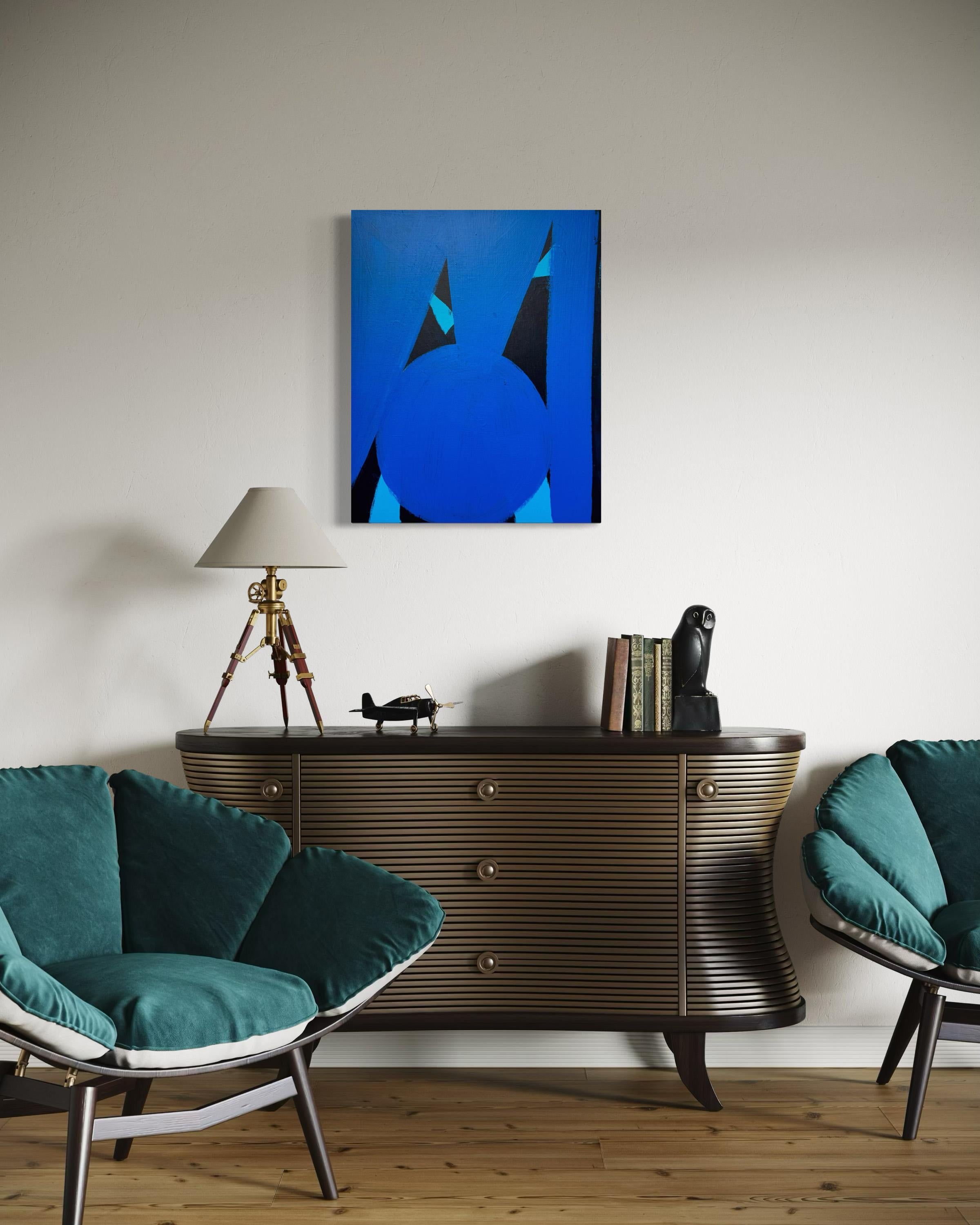 Verità ineluttabili, Pittura astratta geometrica contemporanea - Painting di Matt Higgins