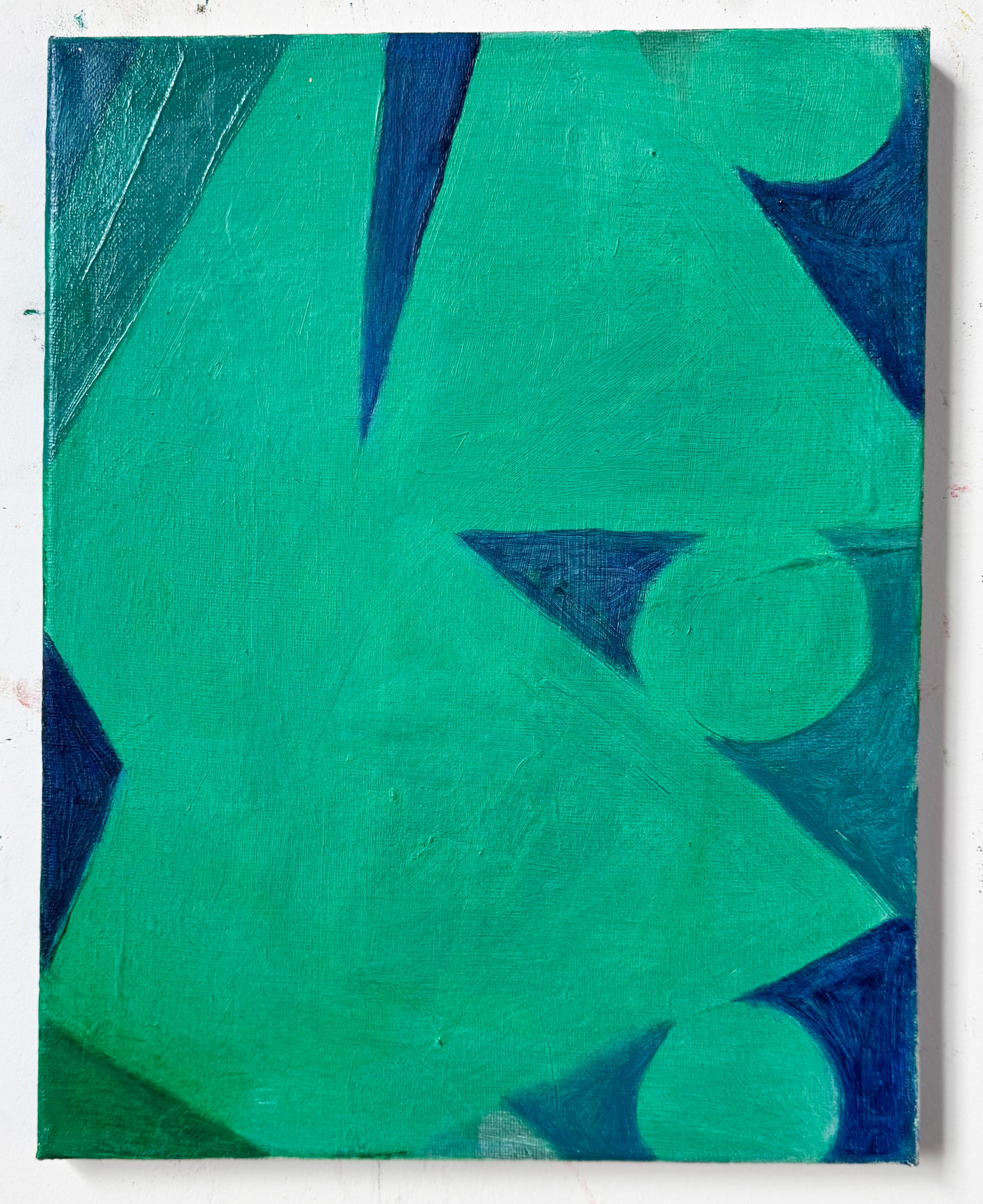 Bufón, pintura abstracta geométrica contemporánea - Painting de Matt Higgins