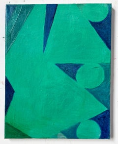 Jester, Contemporary Geometric Abstract Painting