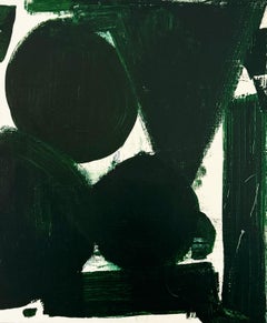Moss Garden, Contemporary Abstract Painting