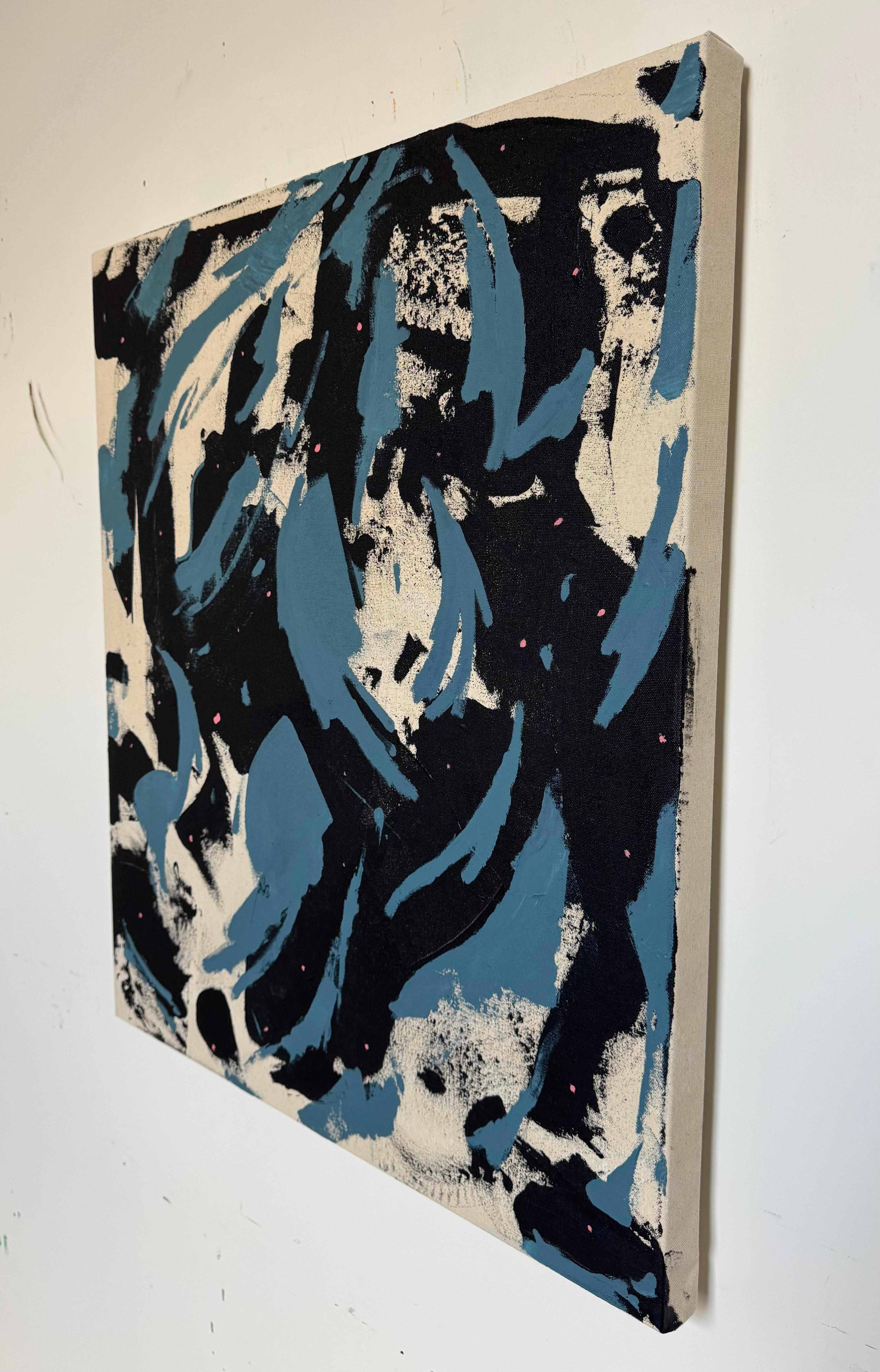 Night Watch, Contemporary Abstract Painting For Sale 2
