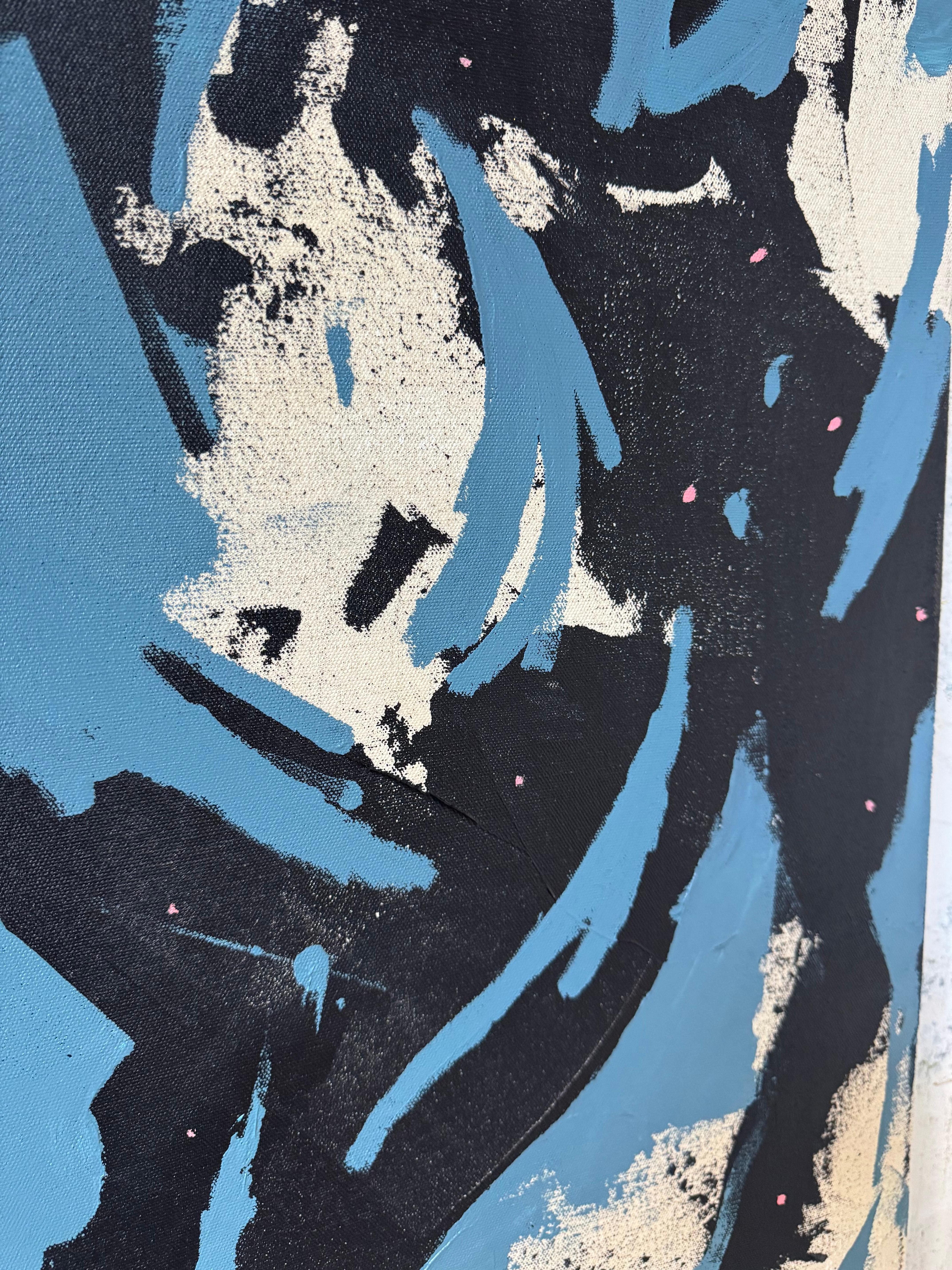 Night Watch, Contemporary Abstract Painting For Sale 3