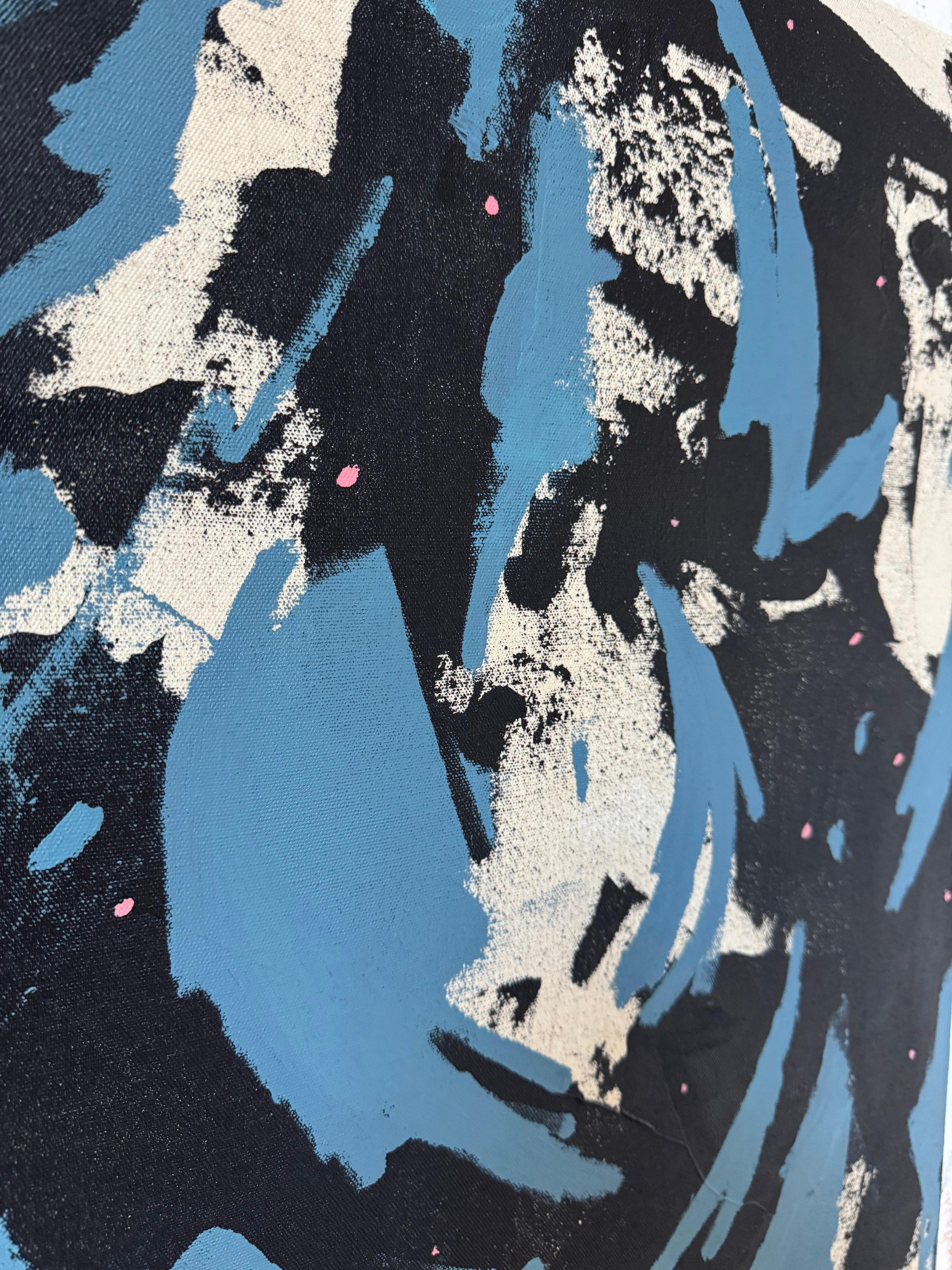 Night Watch, Contemporary Abstract Painting For Sale 4