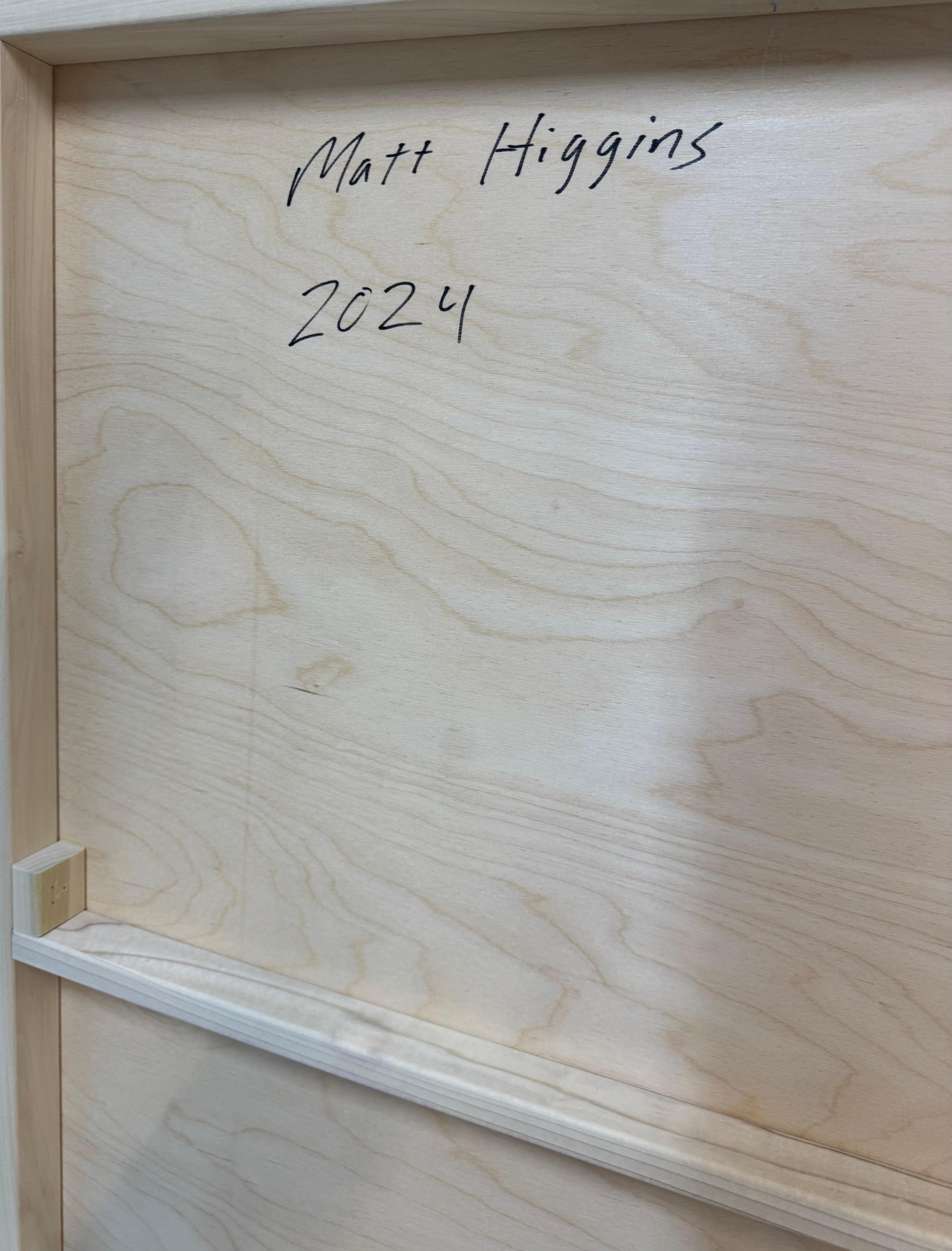 Sólo el Paraíso, pintura textual contemporánea de Matt Higgins en venta 6