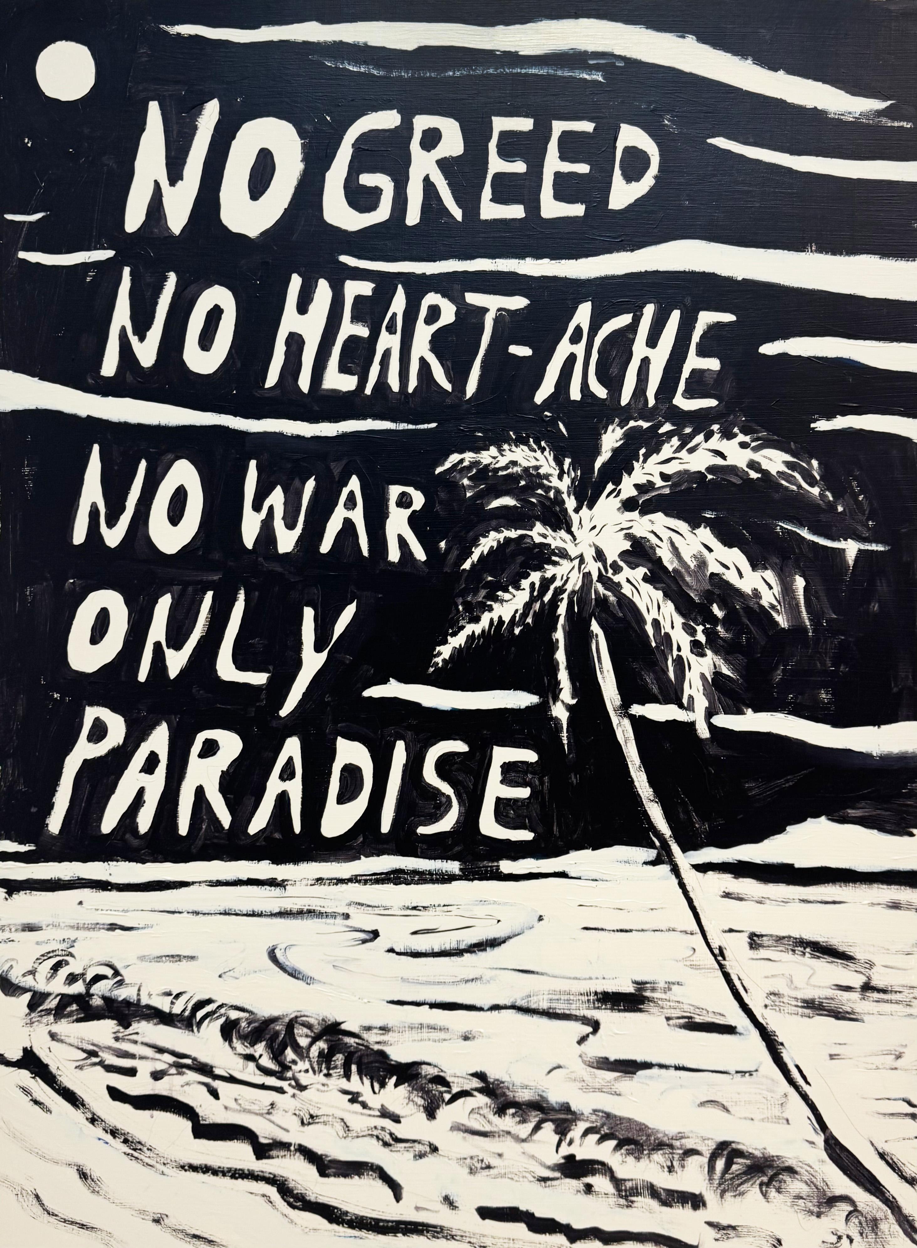 Only Paradise, Text Painting contemporaneo di Matt Higgins