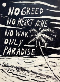 Only Paradise, Text Painting contemporaneo di Matt Higgins