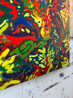 Overgrowth, peinture abstraite contemporaine