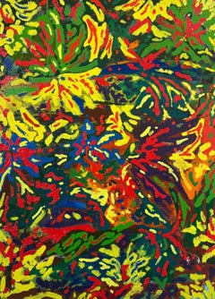 Overgrowth, peinture abstraite contemporaine