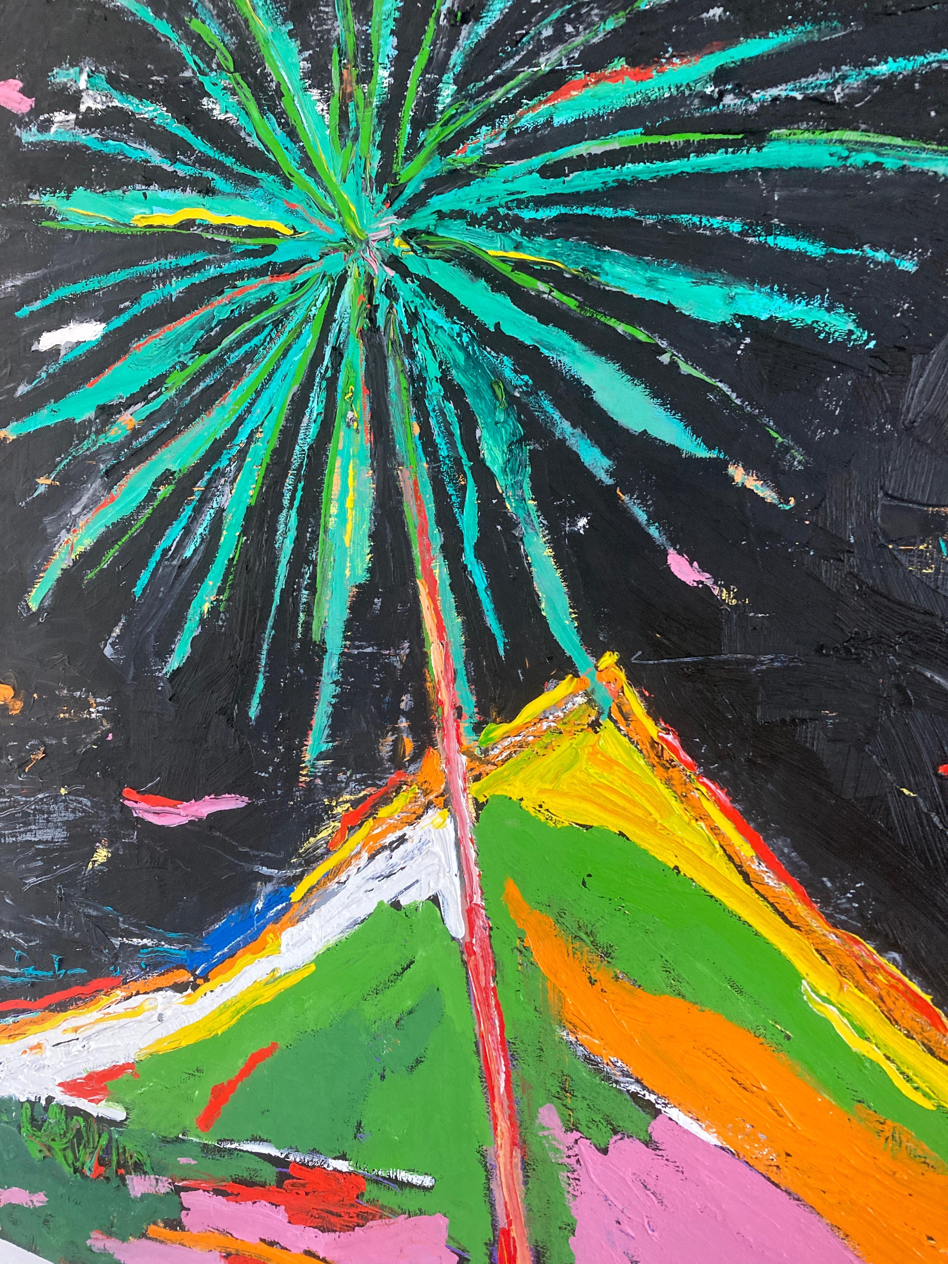 Palm 3, Contemporary Landscape Painting For Sale 4