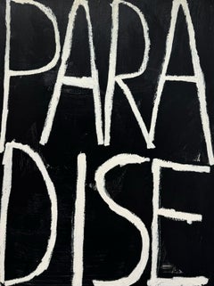 Paradise, Contemporary Text Painting 