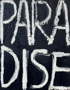 Paradise, Contemporary Text Painting