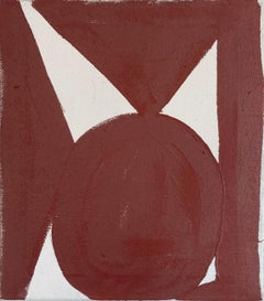 Pinch, peinture abstraite géométrique contemporaine à l'huile de Matt Higgins