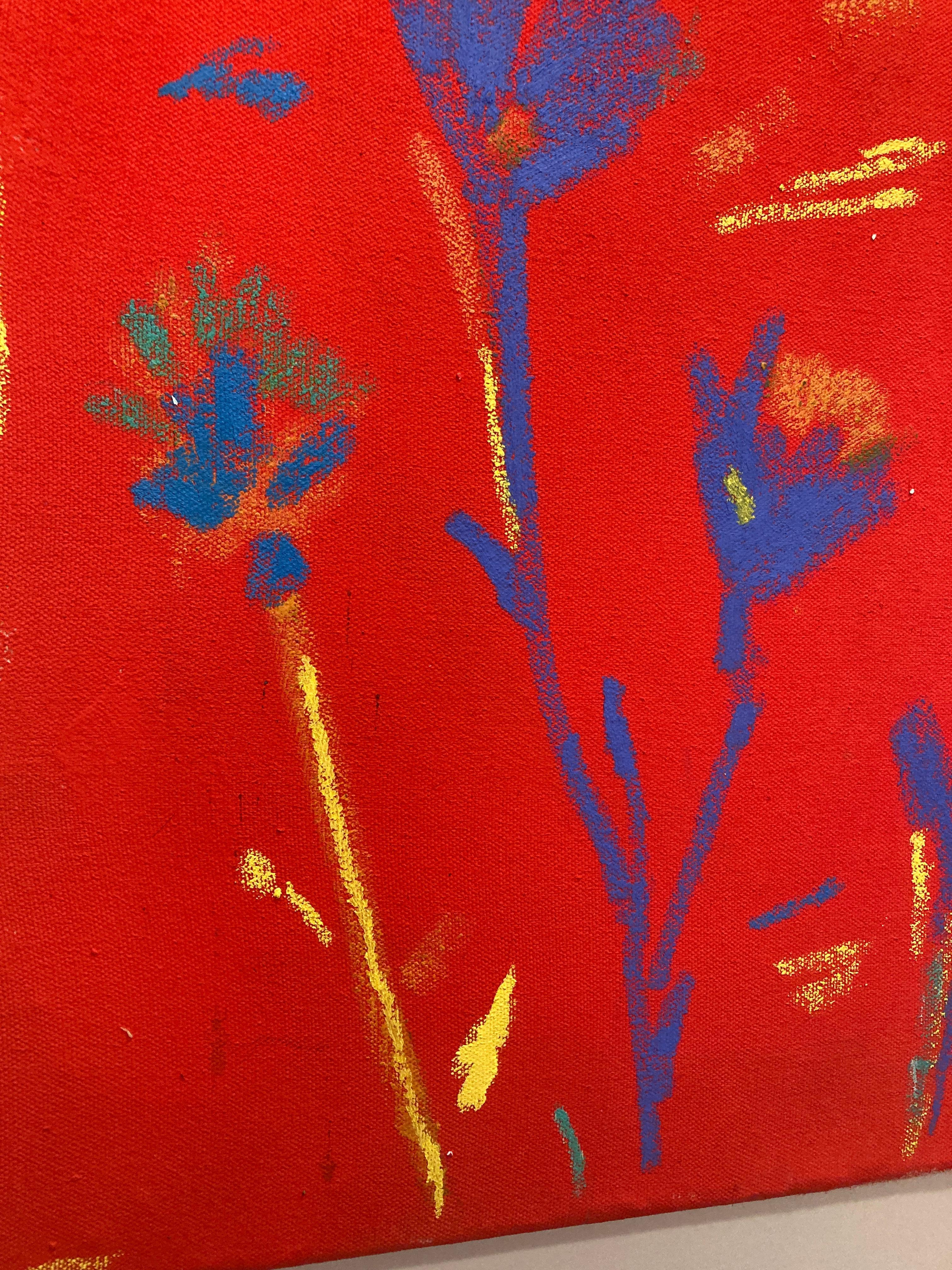 Red Meadow, Contemporary Landscape Painting  For Sale 4
