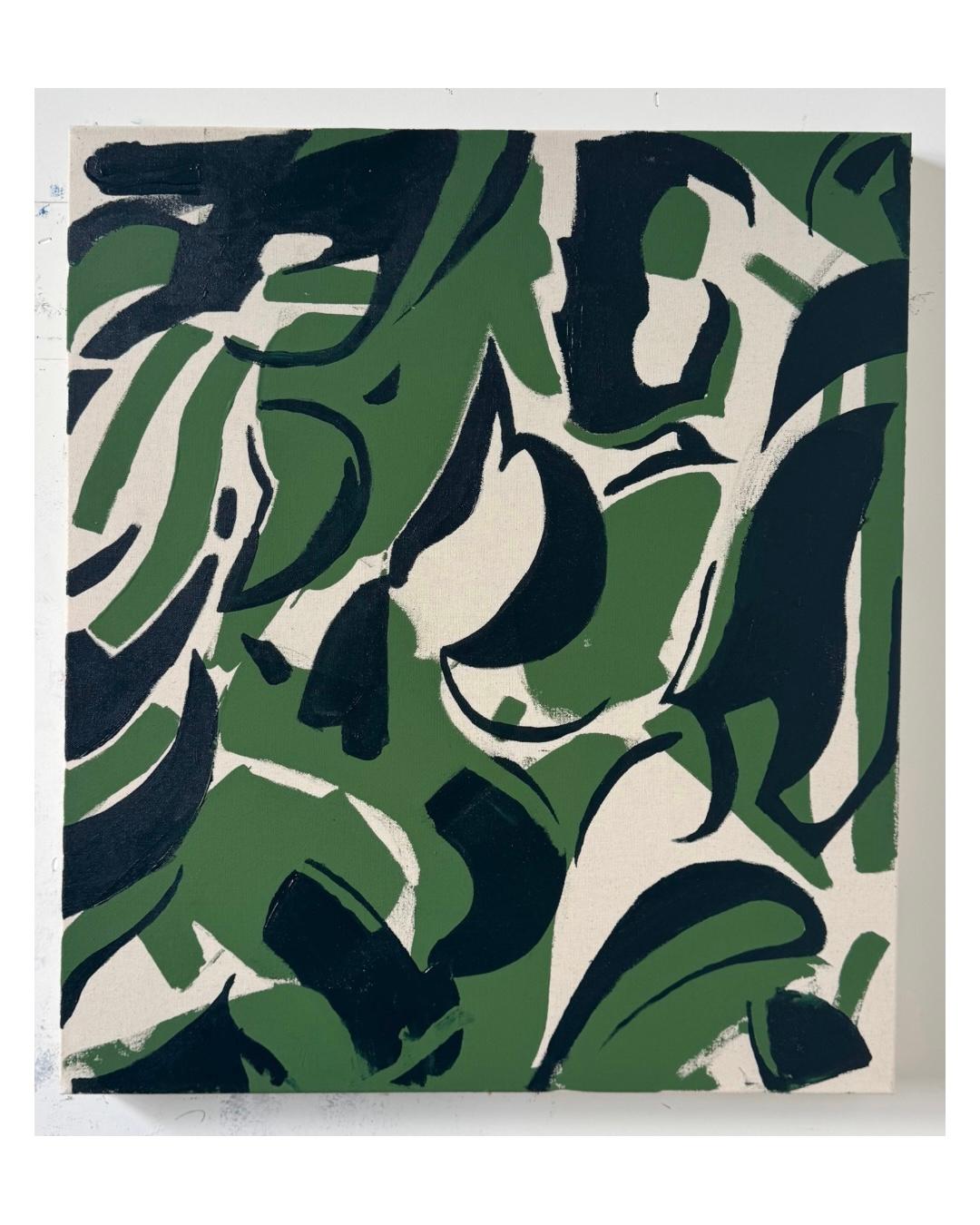 Ripple and Grain, Contemporary Abstract Painting For Sale 2