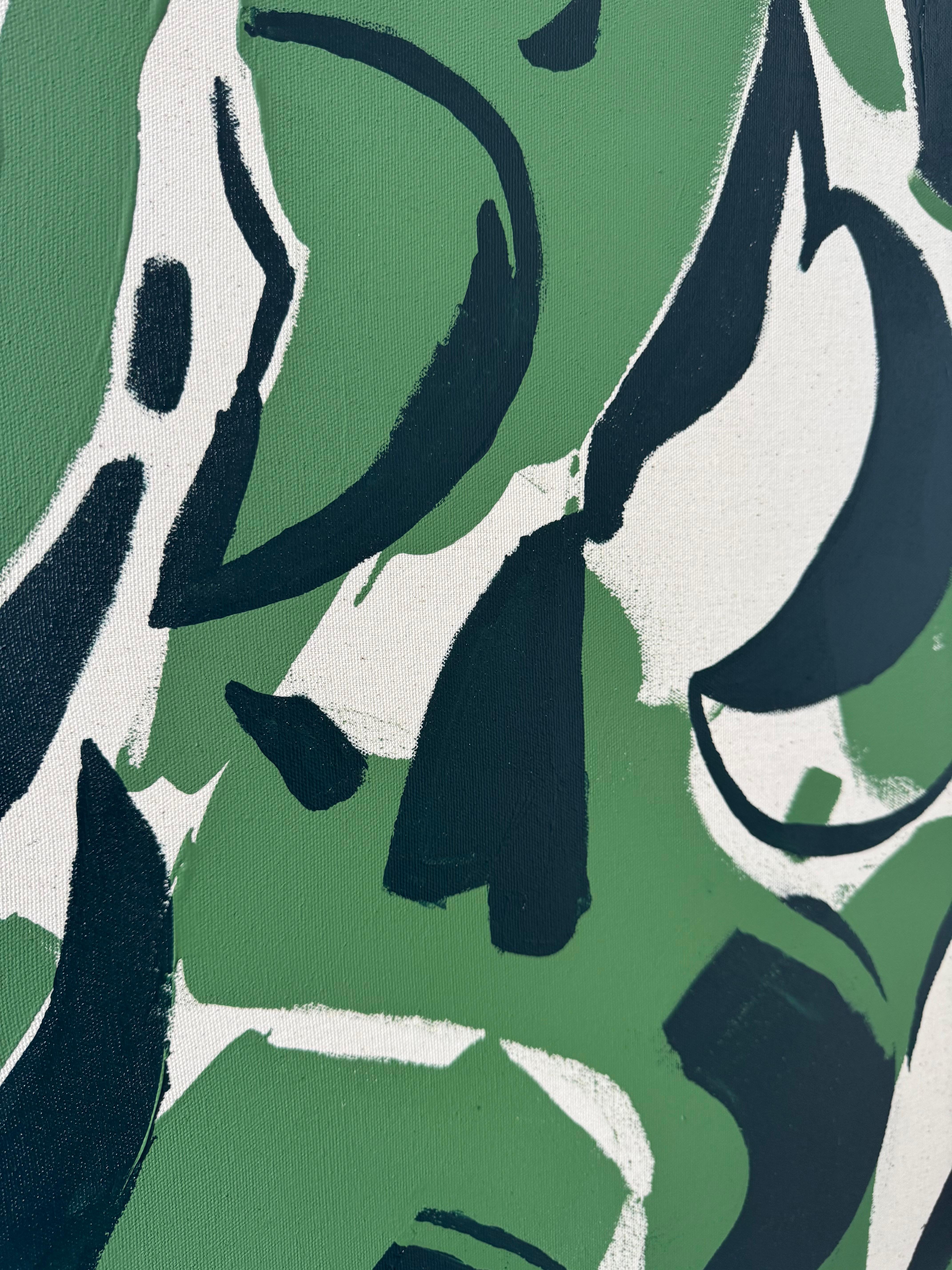 Ripple and Grain, Contemporary Abstract Painting For Sale 3