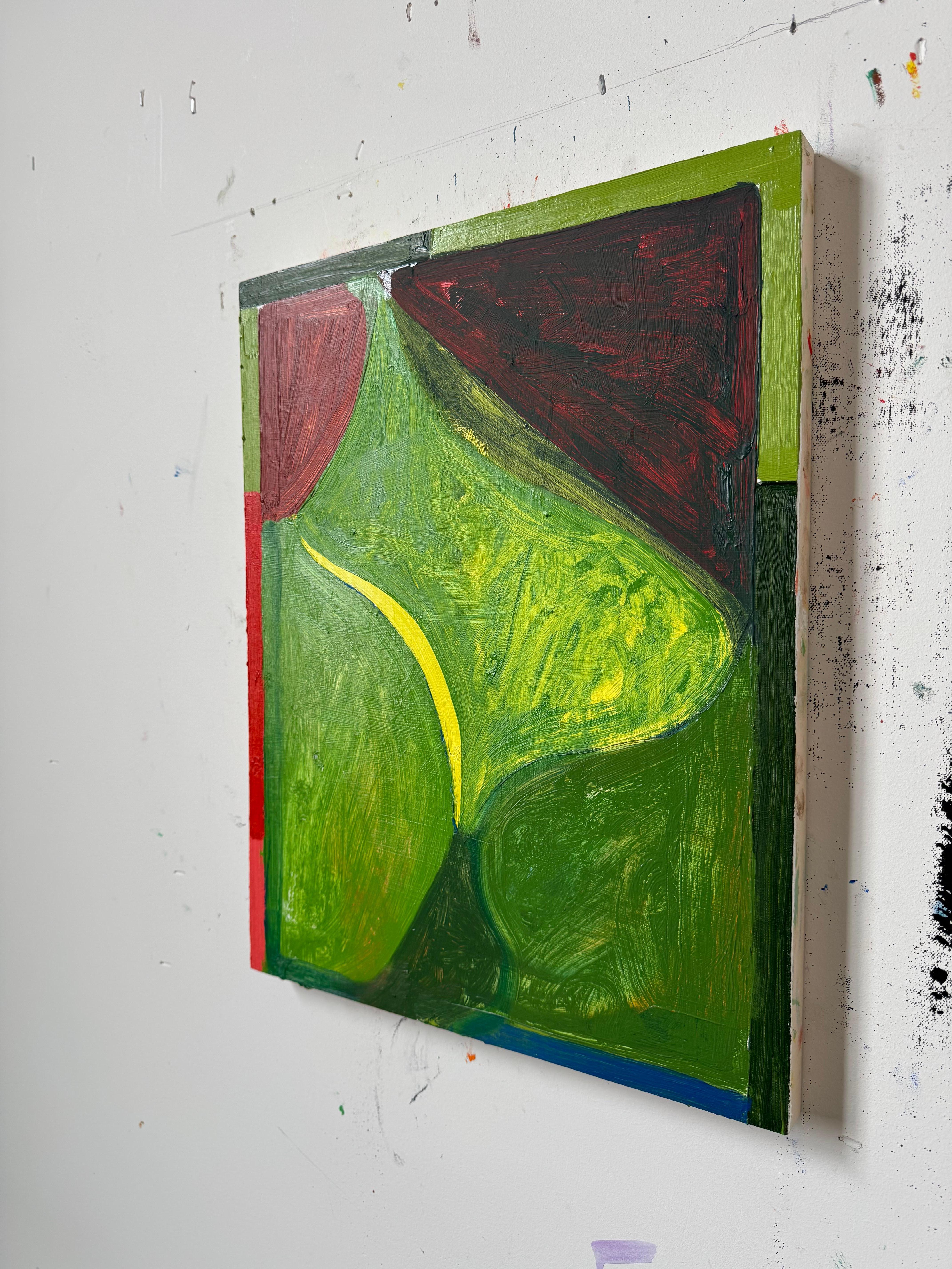 Picche, Pittura astratta contemporanea - Painting di Matt Higgins