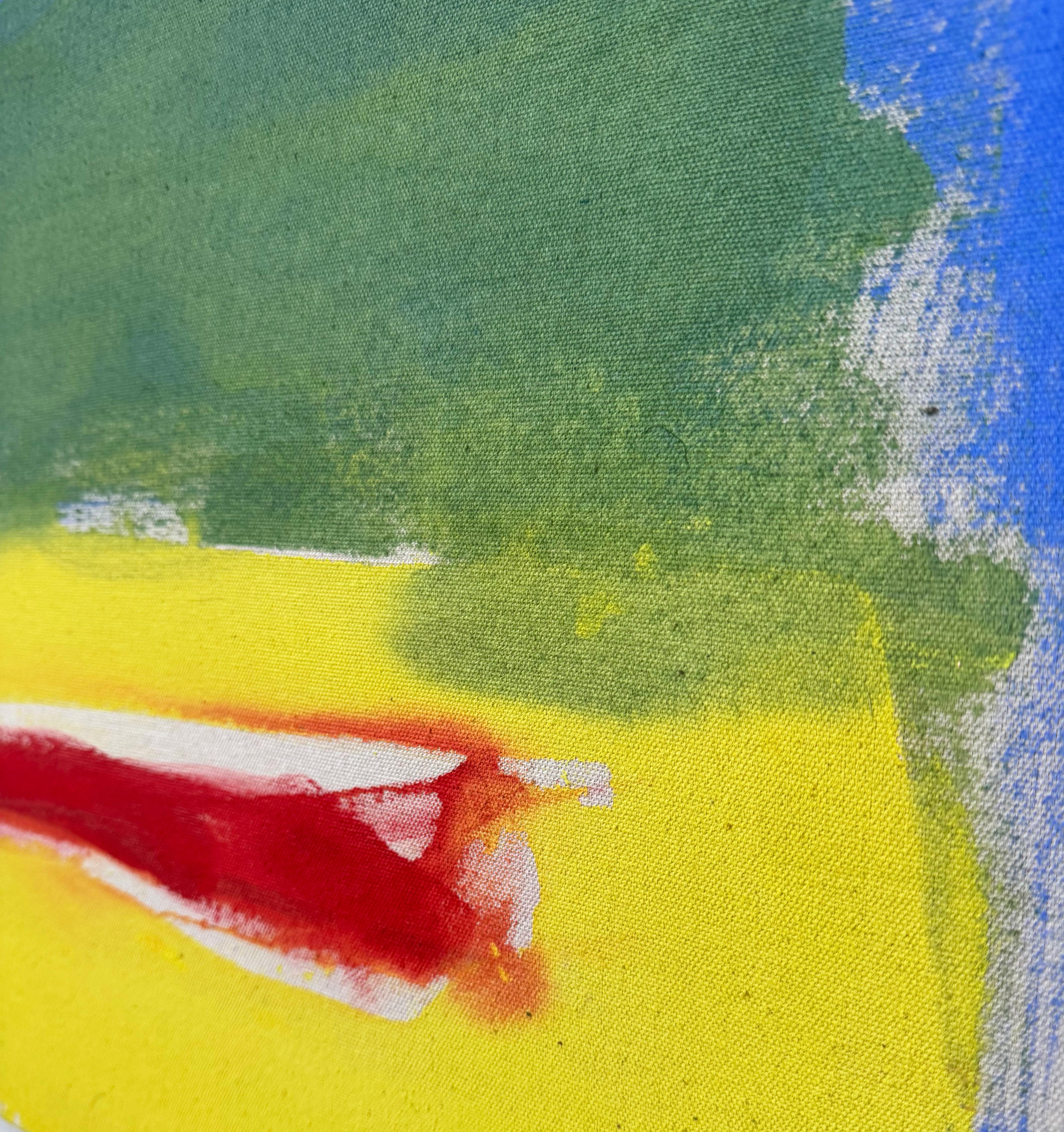 Summer Horizon, Contemporary Abstract Painting For Sale 1