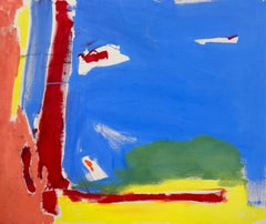Summer Horizon, Contemporary Abstract Painting
