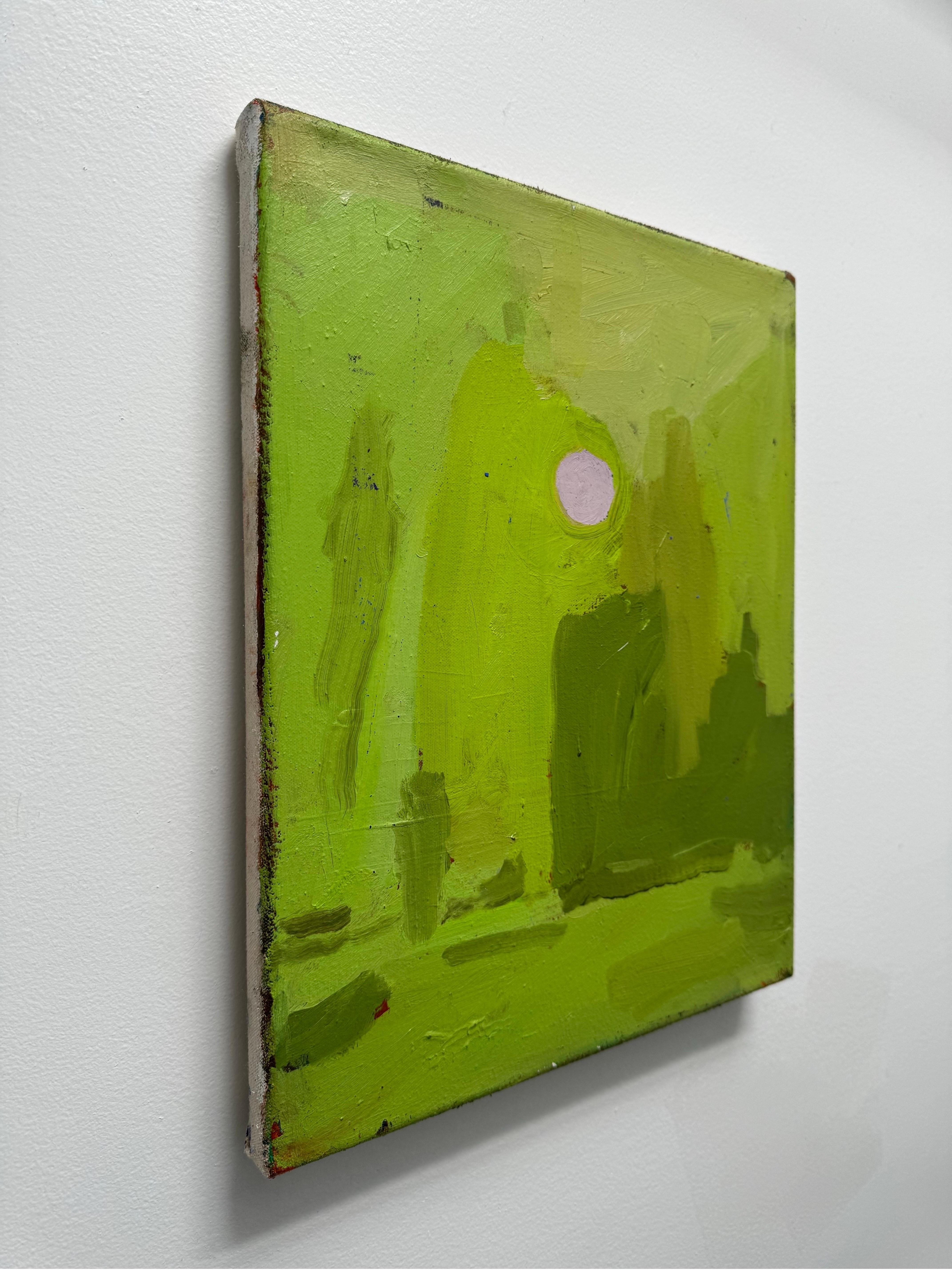 The Greenest Of Pastures, Contemporary Landscape Painting by Matt Higgins 2