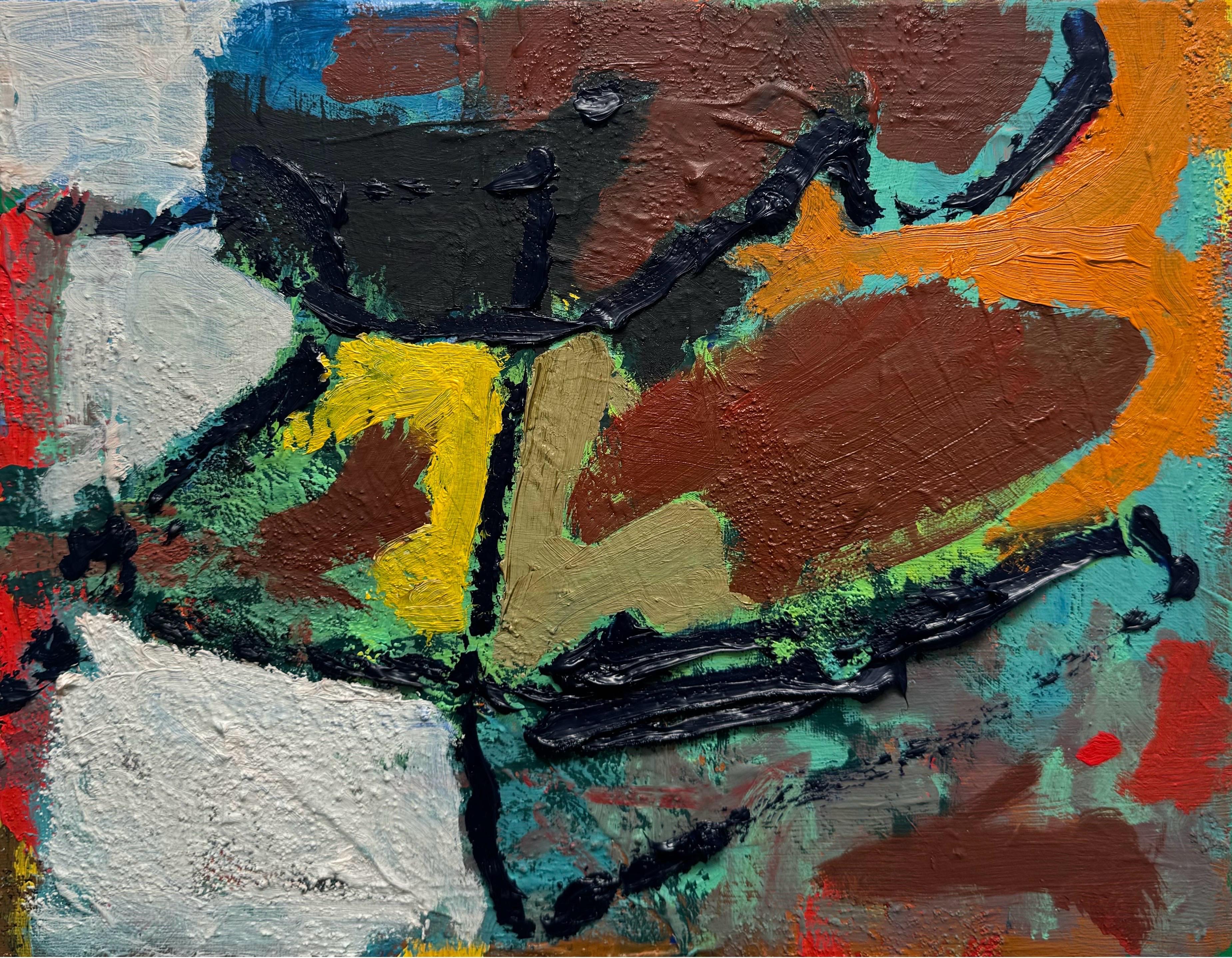 Trappola, quadro astratto contemporaneo di Matt Higgins